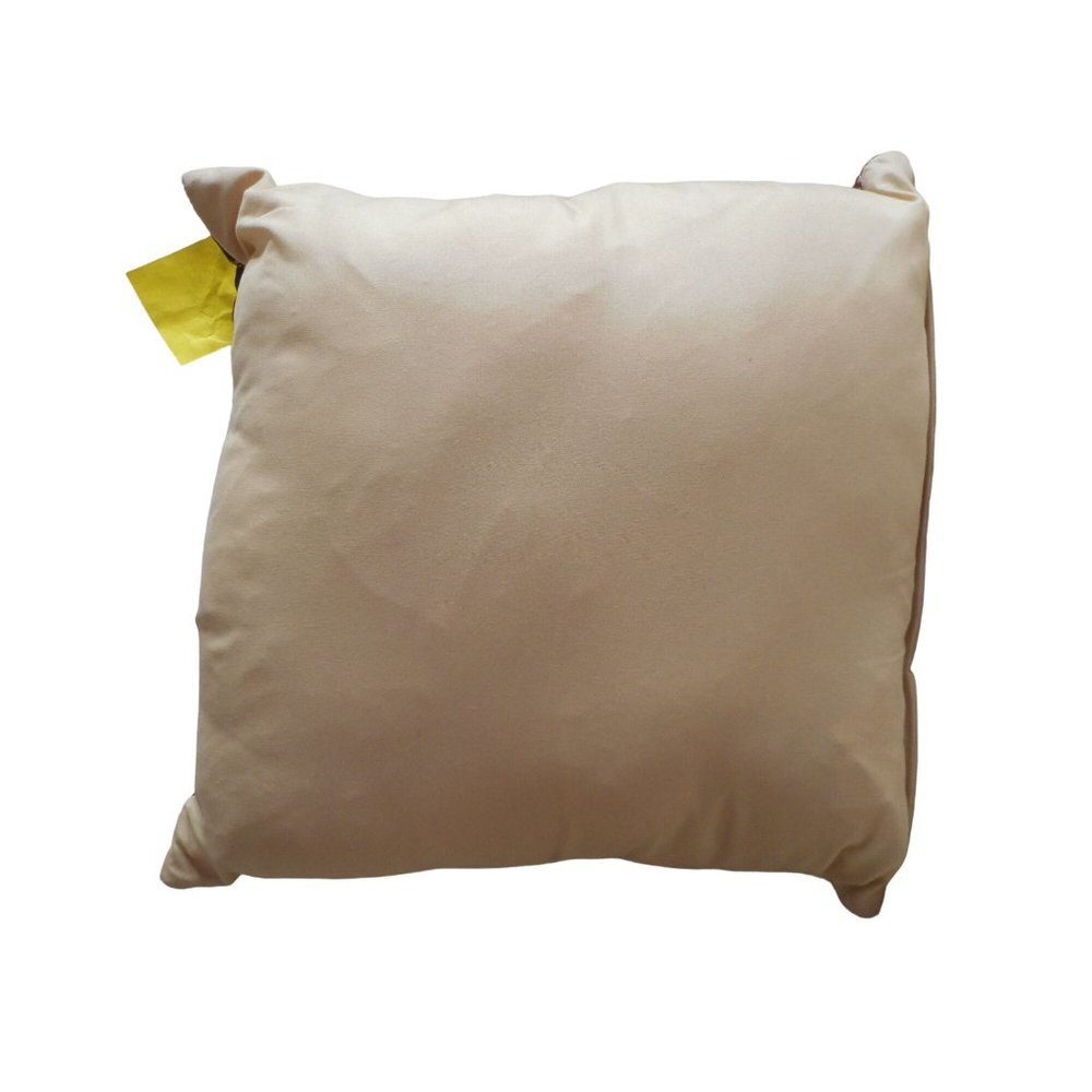 Quilted Beige Browns Cat Pattern Throw Pillow - Picture 3 of 4